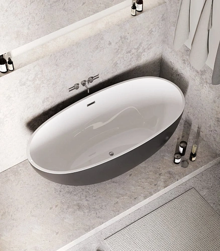 Ванна отдельностоящая GROSSMAN GR-1104MB Fly (170x75x58) Ванна отдельностоящая GROSSMAN GR-1104MB Fly (170x75x58)