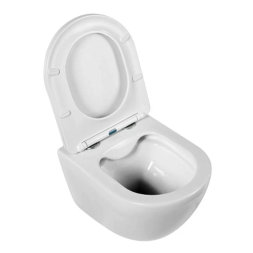 Унитаз подвесной BelBagno AMANDA BB051CHR/BB051SC безободковый с сиденьем Унитаз подвесной BelBagno AMANDA BB051CHR/BB051SC безободковый с сиденьем