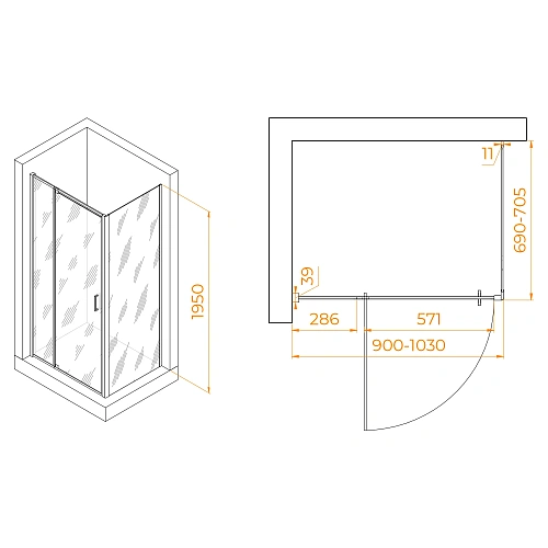 Душевой уголок RGW PA-078B (RGW PA-008B + Z-050-2B) 900x700 мм 350807897-14 черный Easy Clean Душевой уголок RGW PA-078B (RGW PA-008B + Z-050-2B) 900x700 мм 350807897-14 черный Easy Clean