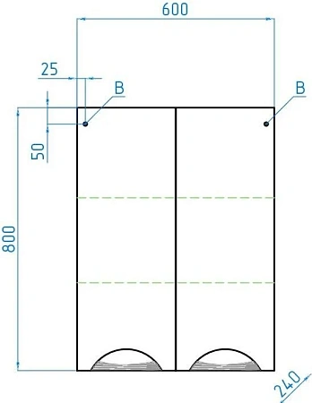 Шкаф подвесной Style Line Жасмин 60 ЛС-00000334 Шкаф подвесной Style Line Жасмин 60 ЛС-00000334