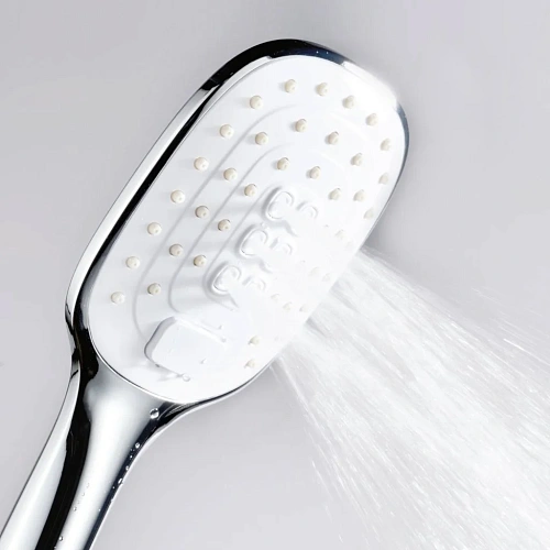 Душевая лейка WasserKRAFT A062 3-функциональная белый/хром Душевая лейка WasserKRAFT A062 3-функциональная белый/хром