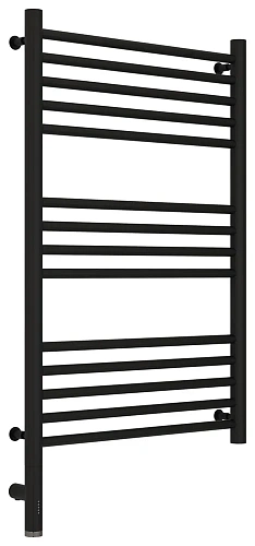 Полотенцесушитель электрический Сунержа Богема 3.0 прямая 800х500 МЭМ левый 31-5804-8050 Матовый чер Полотенцесушитель электрический Сунержа Богема 3.0 прямая 800х500 МЭМ левый 31-5804-8050 Матовый чер