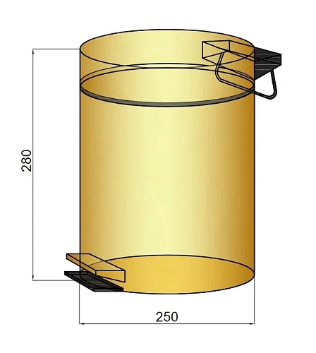 Корзина для мусора Boheme Medici 10630 Корзина для мусора Boheme Medici 10630