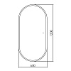 Зеркало ABBER Kontur AG6303SL-1.2 с подсветкой, сенсор, диммер Зеркало ABBER Kontur AG6303SL-1.2 с подсветкой, сенсор, диммер