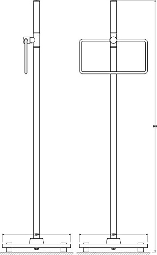 Стойка аксессуаров FBS Universal UNI 307 Стойка аксессуаров FBS Universal UNI 307