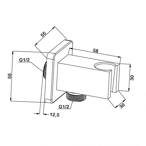 Шланговое подключение Swedbe Platta 5504 Шланговое подключение Swedbe Platta 5504