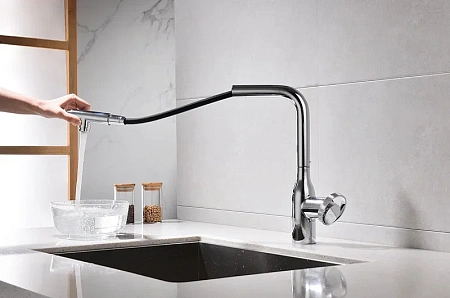 Смеситель для кухни Paulmark Urban хром Ur213104-CR Смеситель для кухни Paulmark Urban хром Ur213104-CR