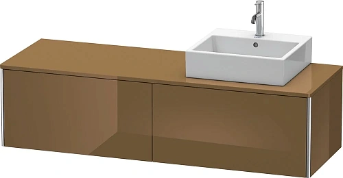 Тумба под раковину Duravit XSquare XS4904R6161 160 см Коричнево-оливковый глянцевый Тумба под раковину Duravit XSquare XS4904R6161 160 см Коричнево-оливковый глянцевый