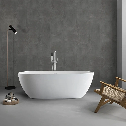 Акриловая ванна ABBER AB9263-1.8 белая Акриловая ванна ABBER AB9263-1.8 белая