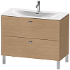 Картинка анонса товара «тумба под раковину duravit brioso br451301052 напольная 102 см европейский дуб»