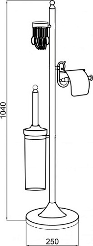 Стойка аксессуаров Boheme Brillante 10445 Стойка аксессуаров Boheme Brillante 10445