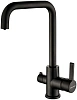 Смеситель для кухни Paulmark LOGAS, Lo213021-GM, Вороненая сталь,Paulmark