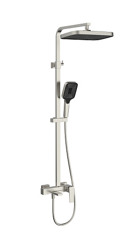 Душевая система Vincea Dice VSFS-4C12BN с изливом, брашированный никель Душевая система Vincea Dice VSFS-4C12BN с изливом, брашированный никель