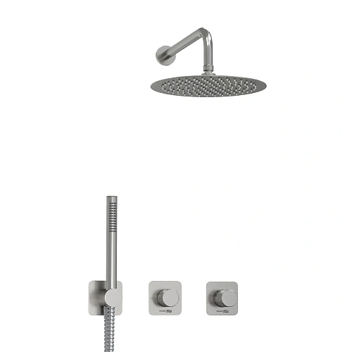 Душевая система WasserKRAFT A6451.296.097.121.275.100.276 встраиваемая никель Душевая система WasserKRAFT A6451.296.097.121.275.100.276 встраиваемая никель