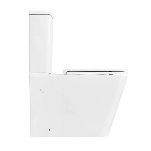 Унитаз напольный BelBagno ARDENTE-R BB02093CPR/BB2312SC безободковый с сиденьем Унитаз напольный BelBagno ARDENTE-R BB02093CPR/BB2312SC безободковый с сиденьем