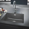 Кухонная мойка GROHE K700U с одной чашей, 610 x 460 мм, серый гранит (31655AT0) Кухонная мойка GROHE K700U с одной чашей, 610 x 460 мм, серый гранит (31655AT0)