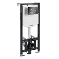 Детальная картинка товара «инсталляция для унитаза wasserkraft aller 10tlt.010.me.pb01 с клавишей смыва черный»