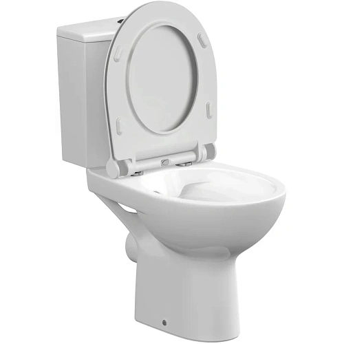 Унитаз напольный Cersanit NATURE (A65410) Clean On 011 3/5 DPL EO slim 65410 с сиденьем Унитаз напольный Cersanit NATURE (A65410) Clean On 011 3/5 DPL EO slim 65410 с сиденьем