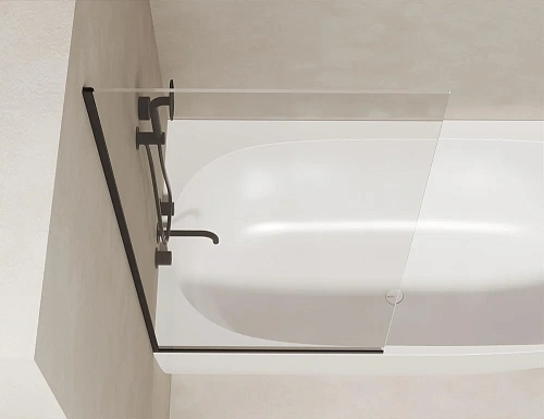 Шторка на ванну Salini ATRIO прозрачное (gold) 22101G Шторка на ванну Salini ATRIO прозрачное (gold) 22101G