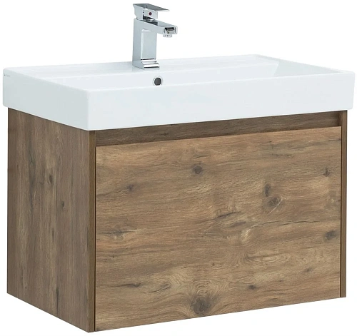 Тумба под раковину Aquanet Nova Lite 75 дуб рустикальный (1 ящик) 00249514 Тумба под раковину Aquanet Nova Lite 75 дуб рустикальный (1 ящик) 00249514