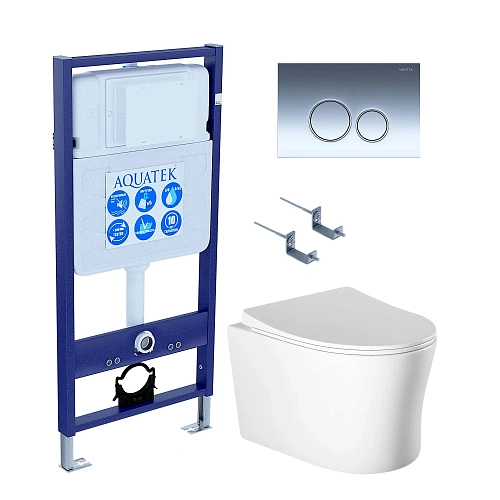 Комплект инсталляции Aquatek Standard INS-0000012 с крепежом KKI-0000002 клавишей смыва KDI-0000018 унитазом НИКА AQ2009-00 с сиденьем микролифт SET Aquatek НИКА-018 4в1 Комплект инсталляции Aquatek Standard INS-0000012 с крепежом KKI-0000002 клавишей смыва KDI-0000018 унитазом НИКА AQ2009-00 с сиденьем микролифт SET Aquatek НИКА-018 4в1