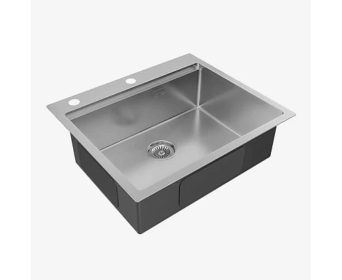 Кухонная мойка Paulmark KRONER-PRO 59, PM705951-BS, брашированная 590х510мм Кухонная мойка Paulmark KRONER-PRO 59, PM705951-BS, брашированная 590х510мм