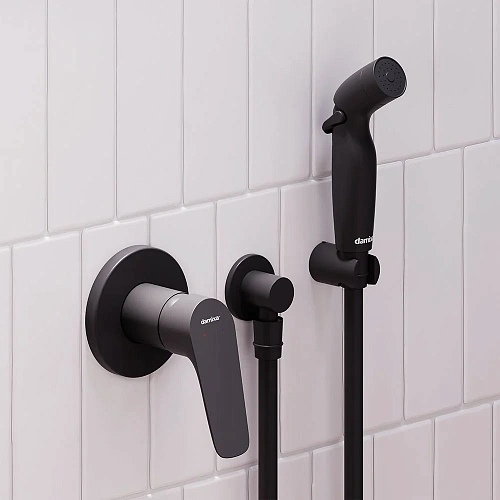 Гигиенический душ Damixa Jupiter 777510300 встраиваемый, черный Гигиенический душ Damixa Jupiter 777510300 встраиваемый, черный