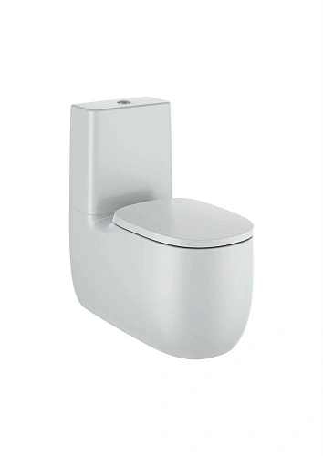 Чаша напольного унитаза Roca Beyond rimless, жемчуг матовый 3420B9630 Чаша напольного унитаза Roca Beyond rimless, жемчуг матовый 3420B9630