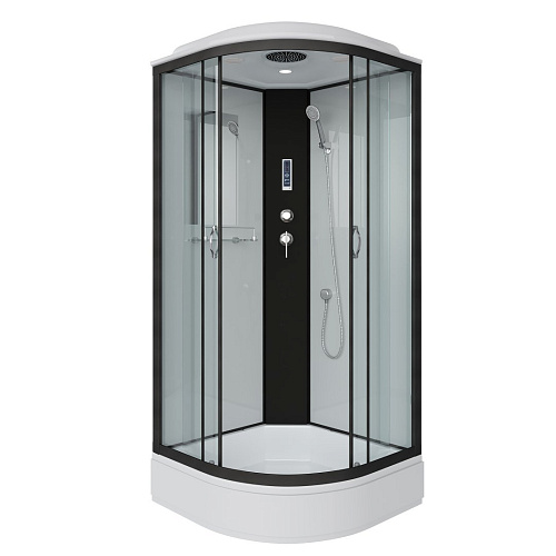Душевая кабина Niagara Classic NG-6701-14P (900х900х2150) средний поддон (26см) стекло прозрачное черные профиля 67011414P Душевая кабина Niagara Classic NG-6701-14P (900х900х2150) средний поддон (26см) стекло прозрачное черные профиля 67011414P