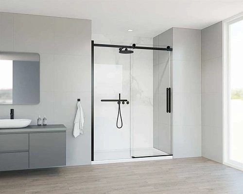 Душевая дверь Vincea Como Soft VDS-1CS150CLB, 1500, черный, стекло прозрачное Душевая дверь Vincea Como Soft VDS-1CS150CLB, 1500, черный, стекло прозрачное