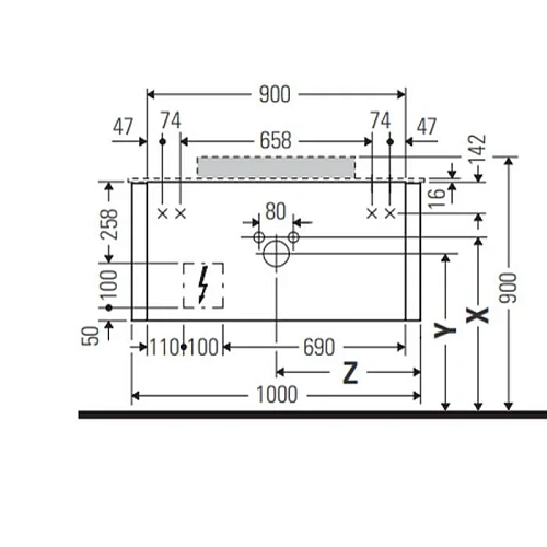 Тумба под раковину Duravit Happy D.2 Plus HP496109292 подвесная 100 см серый камень Тумба под раковину Duravit Happy D.2 Plus HP496109292 подвесная 100 см серый камень