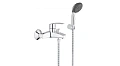 Смеситель для ванны GROHE Start c душевым гарнитуром (23413001) Смеситель для ванны GROHE Start c душевым гарнитуром (23413001)