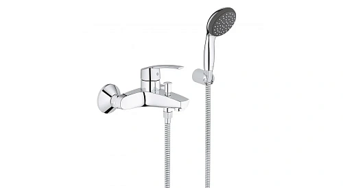 Смеситель для ванны GROHE Start c душевым гарнитуром (23413001) Смеситель для ванны GROHE Start c душевым гарнитуром (23413001)