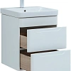 Тумба под раковину Aquanet София 50 белый глянец (2 ящика) 00274171 Тумба под раковину Aquanet София 50 белый глянец (2 ящика) 00274171