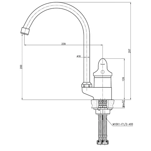 Смеситель для кухни Kaiser Athlete 19044 Смеситель для кухни Kaiser Athlete 19044
