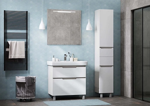 Тумба под раковину Aquaton Дакота 80 белая, выбеленное дерево 1A202901DAAY0 Тумба под раковину Aquaton Дакота 80 белая, выбеленное дерево 1A202901DAAY0