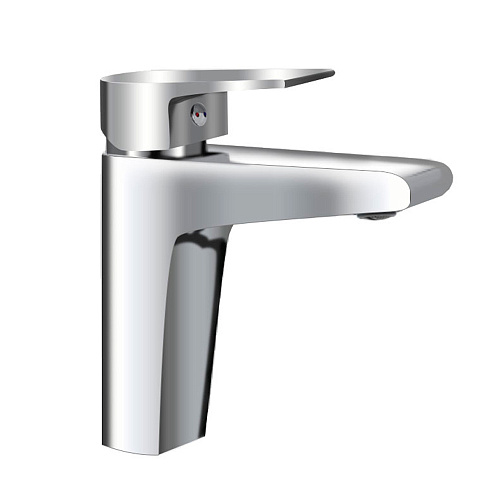 Смеситель для раковины AQUAme Prato AQM P6121 AQUAme с донным клапаном, хром AQMP6121 Смеситель для раковины AQUAme Prato AQM P6121 AQUAme с донным клапаном, хром AQMP6121