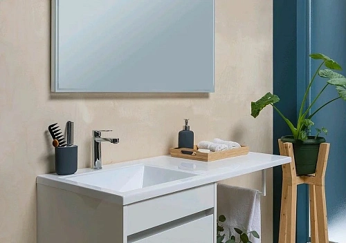 Тумба с раковиной Aquanet Токио 110 L белый (напольная, 1 ящик, 2 дверцы) 00239204 Тумба с раковиной Aquanet Токио 110 L белый (напольная, 1 ящик, 2 дверцы) 00239204