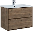 Тумба под раковину Aquanet Милан 85 дуб рустикальный 00339968 подвесная Тумба под раковину Aquanet Милан 85 дуб рустикальный 00339968 подвесная