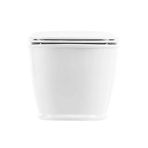 Унитаз подвесной BelBagno PRADO BB10150CH/BB10150SC безободковый с сиденьем Унитаз подвесной BelBagno PRADO BB10150CH/BB10150SC безободковый с сиденьем