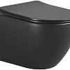 Унитаз подвесной Boheme Nero матовый черный (без крышки) 961/2 Унитаз подвесной Boheme Nero матовый черный (без крышки) 961/2