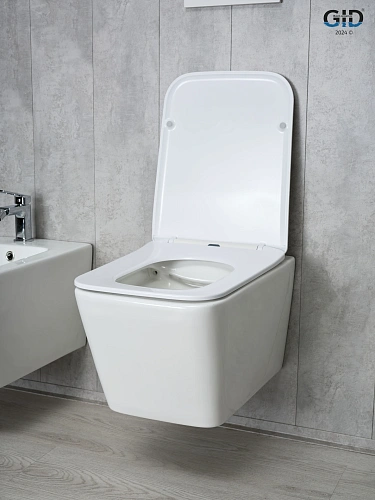 Унитаз подвесной Gid Tr2144 61109Y белый 52x36x33.5 с крышкой микролифт Унитаз подвесной Gid Tr2144 61109Y белый 52x36x33.5 с крышкой микролифт