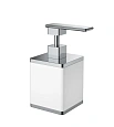Дозатор жидкого мыла Boheme 10969-W-CR белый-хром Дозатор жидкого мыла Boheme 10969-W-CR белый-хром