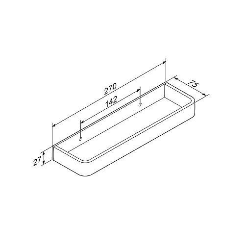Полотенцедержатель Damixa Jupiter DA7734400 Полотенцедержатель Damixa Jupiter DA7734400