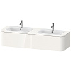 Картинка анонса товара «тумба под раковину duravit happy d.2 plus hp4956b2222 подвесная 160 см белая»