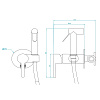 Картинка анонса товара «гигиенический душ rgw shower panels sp-206 хром»