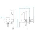 Гигиенический душ RGW Shower Panels SP-206 хром Гигиенический душ RGW Shower Panels SP-206 хром