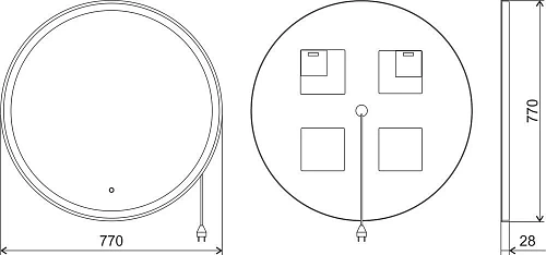 Комплект мебели STWORKI Ольборг 60 столешница дуб французский, без отверстий, с тумбой 80, с раковин 536132 Комплект мебели STWORKI Ольборг 60 столешница дуб французский, без отверстий, с тумбой 80, с раковин 536132