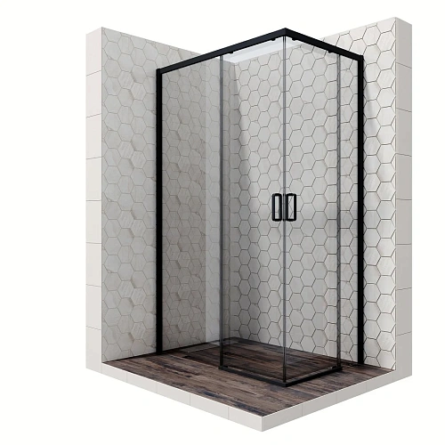 Душевой уголок Ambassador Queen 11011205LBlack (1200x800x2000) Душевой уголок Ambassador Queen 11011205LBlack (1200x800x2000)