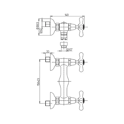 Держатель туалетной бумаги Paini Morgana 73CR051 Держатель туалетной бумаги Paini Morgana 73CR051
